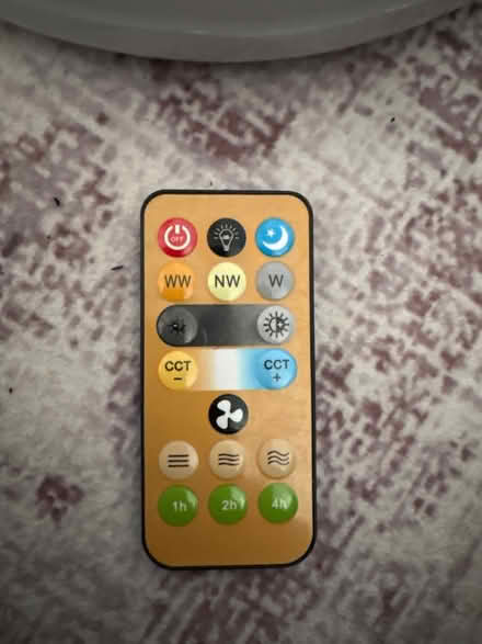 Photo of free Ceiling Fan with remote (Wood Green N22) #3