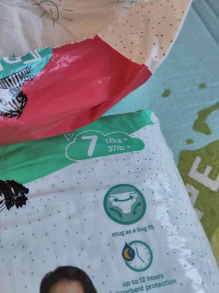 Photo of free Size 7 nappies - Fred & Flo (Roundhay LS8) #2