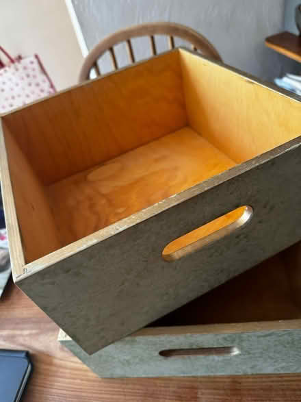 Photo of free Two wooden storage boxes 28 x14 cm (Kidlington OX5) #2