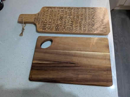 Photo of free X2 wooden chopping boards (Orton Goldhay PE2) #4