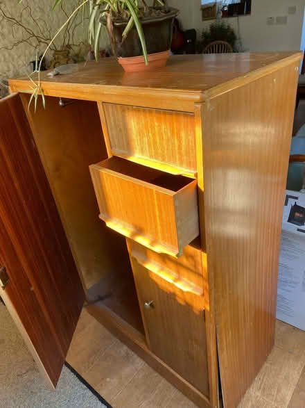 Photo of free wooden small wardrobe / cupboard (Friston BN20) #2