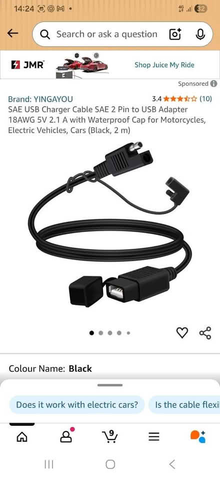 Photo of SAE solar to car battery connector (Carrington NG5) #3