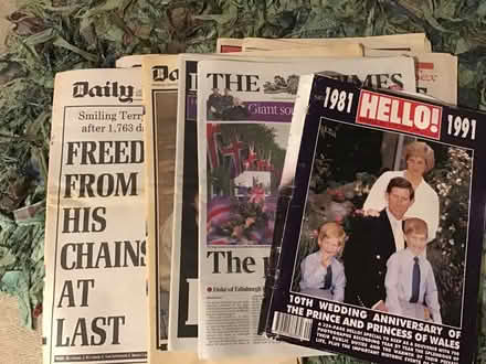 Photo of free 14 historic newspapers (Barnard's Green WR14) #1