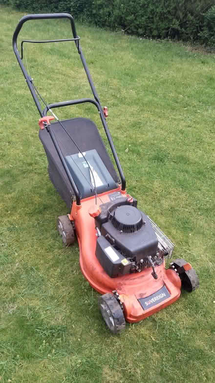 Photo of free Sovreign Petrol lawn mower 40cm cut (West Haddon NN6) #2