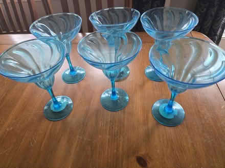 Photo of free Plastic margarita glasses (Del Ray) #1