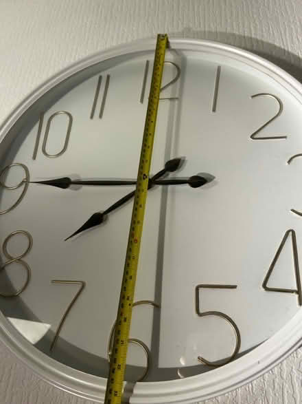 Photo of free Large white clock (Hillsborough S6) #2