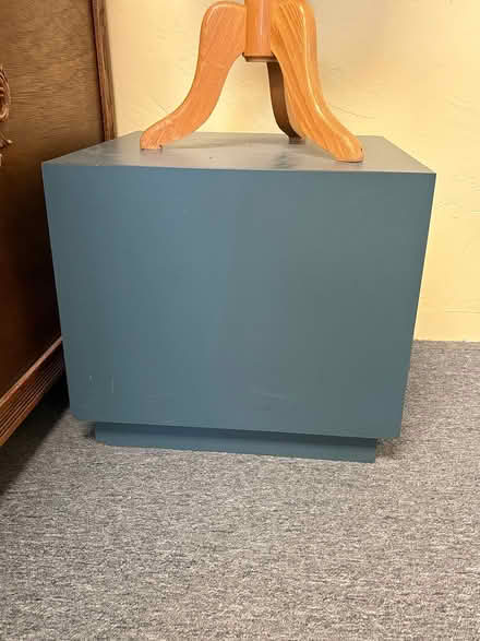 Photo of free Wooden Pedestal Stand (San Rafael) #1