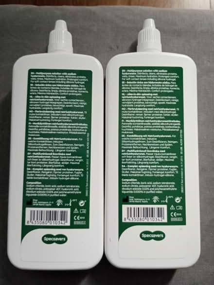 Photo of free Contact lens solution (London UB1) #3