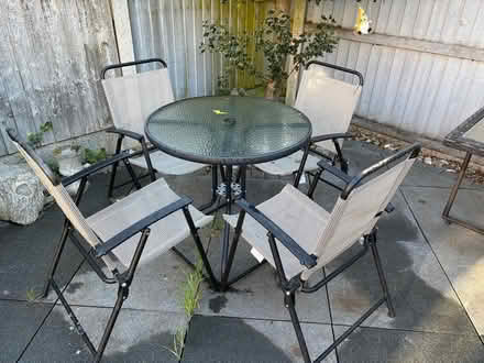 Photo of free Garden table and chairs (CM1 Broomfield) #1