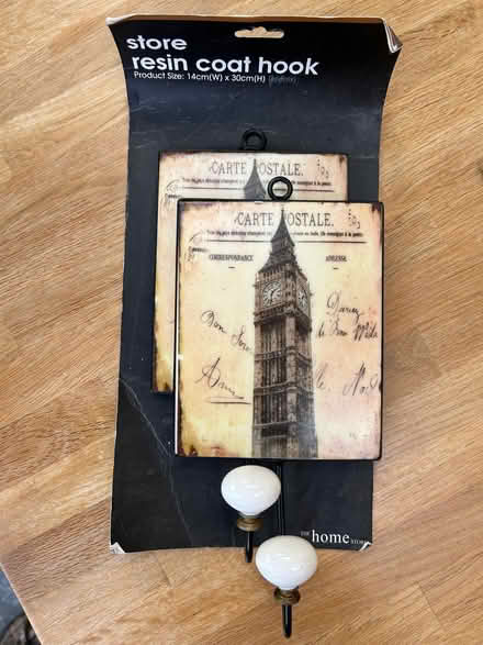 Photo of free Two Coat Hooks (Raynes Park SW20) #1