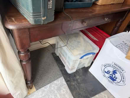 Photo of free Dark wood side table (St Ann's Wells Gardens area BN3) #1