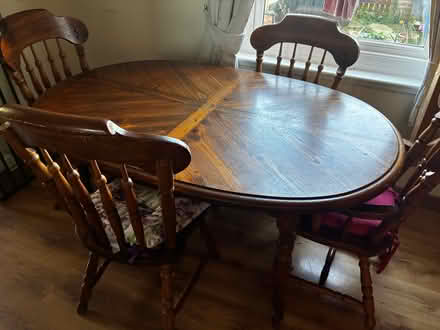Photo of free Table 6 chairs and matching dresser (Dengie CM0) #3