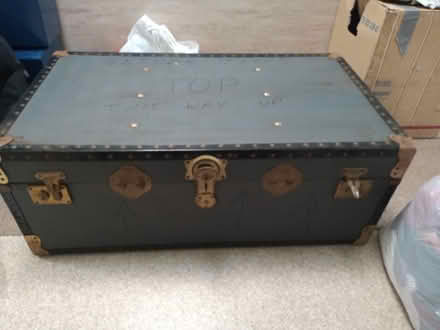 Photo of free Old travel trunk (Brantham CO11) #1