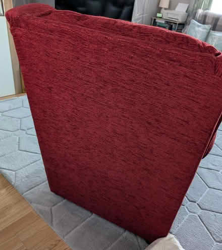 Photo of free Red Sofas and Chair (Stanground PE2) #2
