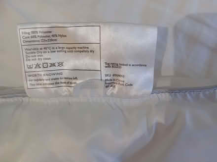 Photo of free King Size Continental Quilt / Duvet (Chiswick W4) #3