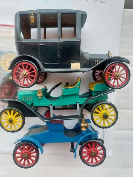 Photo of free 3 plastic toy cars & spare parts (little ferry) #1