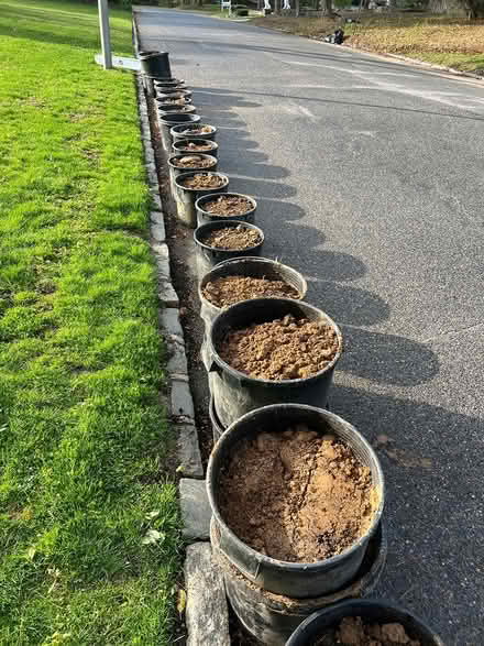 Photo of free 26 Large Pots of Yard Fill (Smithtown) #4