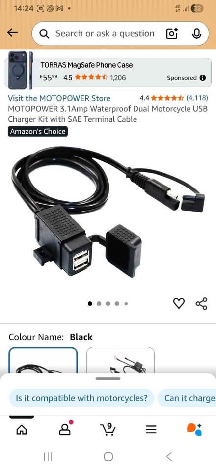 Photo of SAE solar to car battery connector (Carrington NG5) #2