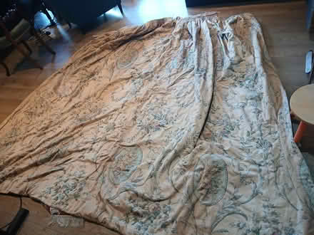 Photo of free Pair of large lined curtains (Stroud GL5) #1