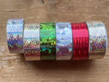 Photo of free 6 rolls holographic sticky tape (Brixton Hill SW2) #1