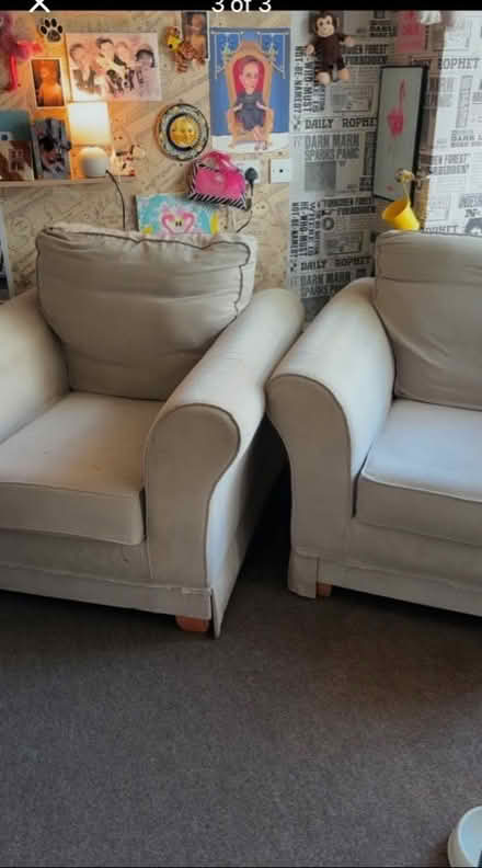Photo of free Two large chairs. (Etruria ST5) #1