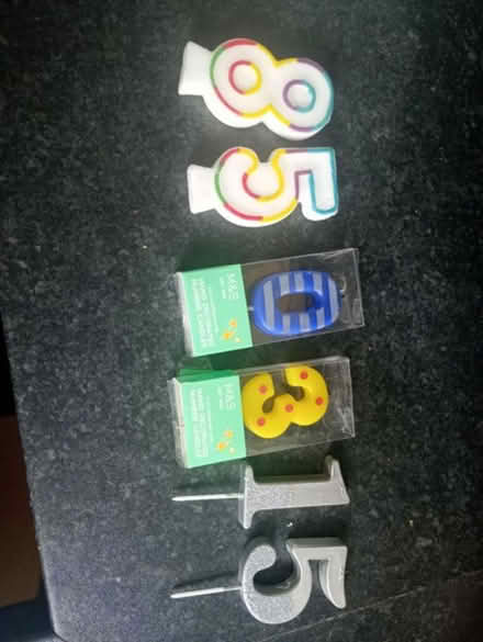Photo of free Number birthday candles (Hunston PO20) #1
