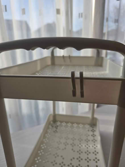 Photo of free 2-tier rolling storage cart (Dublin 16) #3