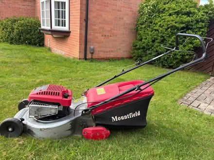 Photo of free Mount field petrol lawnmower (Hall Green B90) #1
