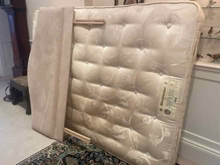 Photo of free Double mattress and headboard (Sevenoaks TN13) #2