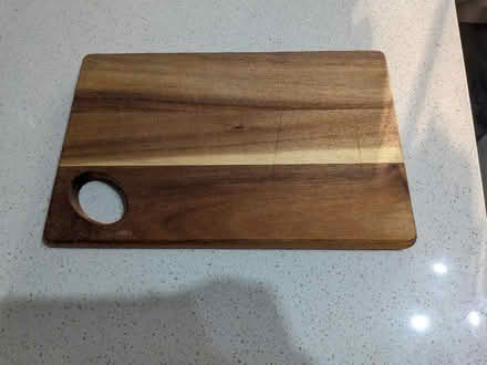 Photo of free X2 wooden chopping boards (Orton Goldhay PE2) #1