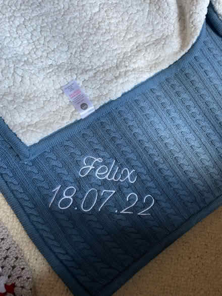 Photo of free Three baby blankets (Brixton) #2
