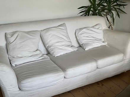 Photo of free ikea 3 seater sofa and 1 seater (CH43) #1