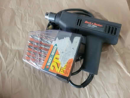 Photo of free Black & Decker Drill with Bits (North Side near Whole Foods) #1