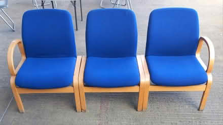 Photo of free 3 seater office or reception chairs (Watford WD24) #1