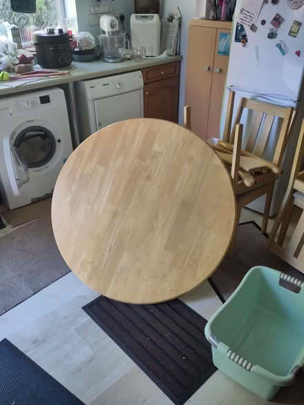 Photo of free Dining table and 4 chairs (Crowthorne RG45) #1