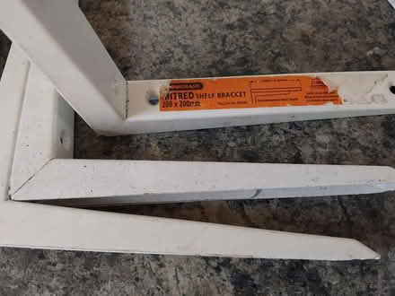 Photo of free Mitred metal shelf brackets (Leigh on Sea) #2
