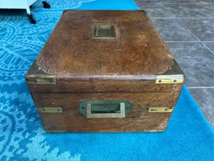 Photo of free Wooden case/trunk (Raynes Park SW20) #3
