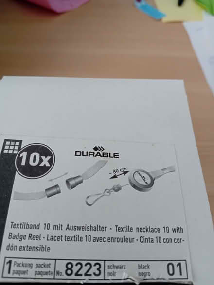 Photo of free Box of lanyards, with extendable reel (Corsham SN13) #2