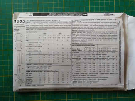 Photo of free Simplicity pyjamas sewing pattern 1605A (West Croydon CR0) #1