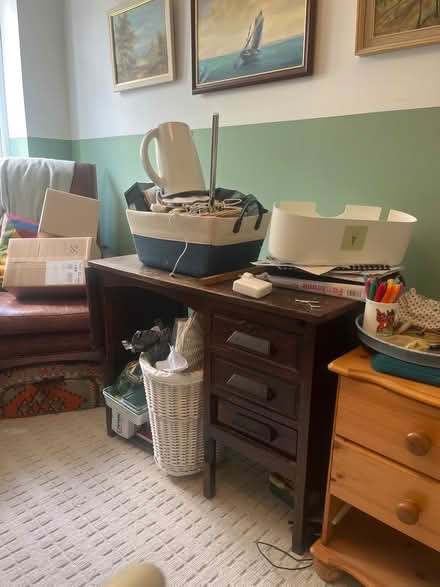 Photo of free Small wooden desk (kids?) (Cambridge) #1