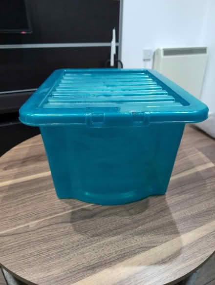 Photo of free Empty storage box (Millwall E14) #1