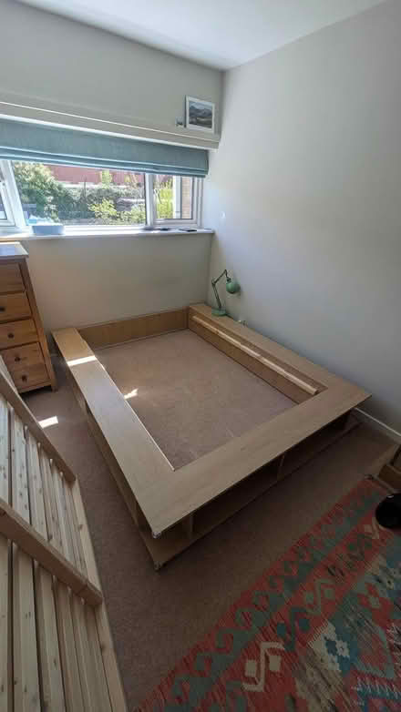 Photo of free Double Wooden Bed (OX4) #2