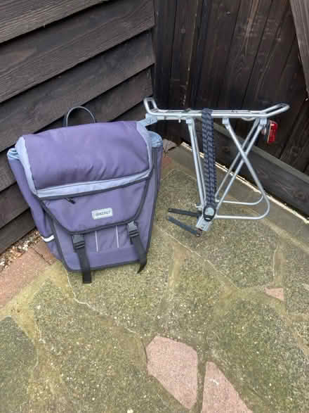 Photo of free Cycle rack and pannier (Fetcham. KT22) #1