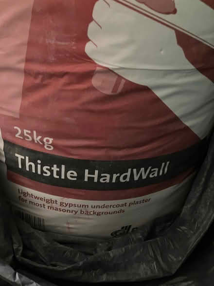 Photo of free Thistle Hardwall gypsum undercoat plaster 1.3 bags (Cockermouth CA13) #1