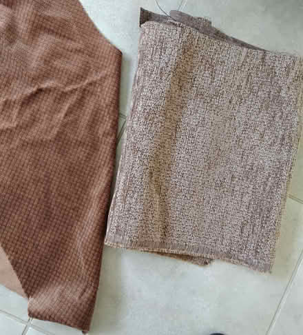 Photo of free 2 remnants of upholstery fabric (Eastcote HA4) #1
