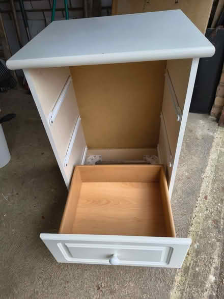 Photo of free 3 draw chest in wheels (New Milton BH25) #1