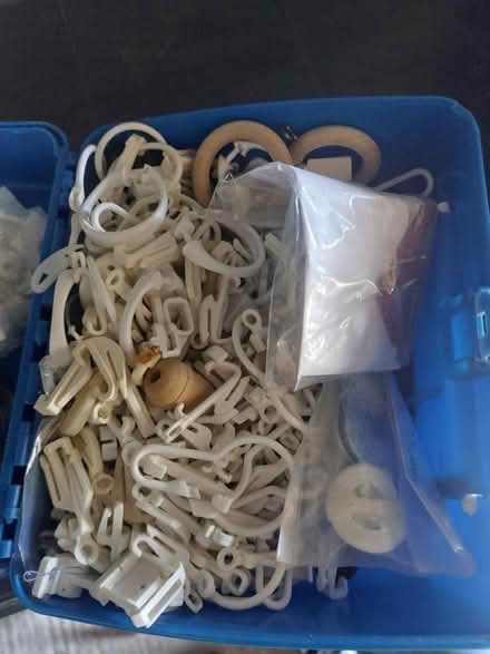 Photo of free Box of curtain hooks/hoops fixings (Wrose BD2) #1