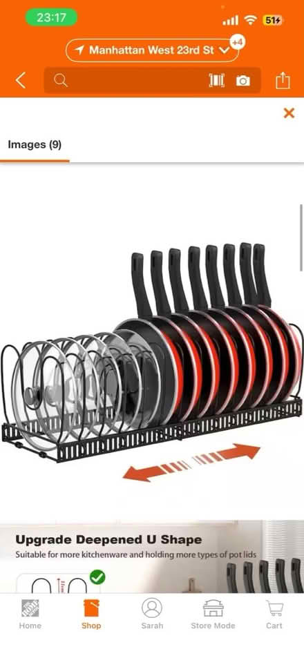 Photo of Pans/ lids organizer (Upper West Side) #2