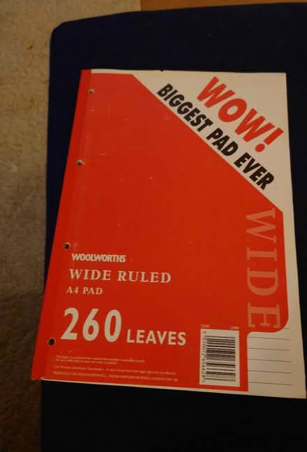 Photo of free Lined A4 pad (Cowley OX4) #1