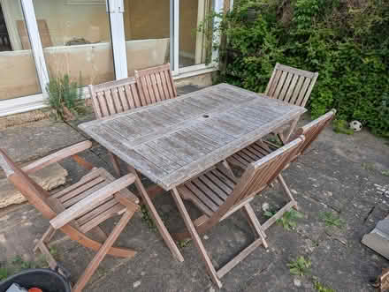 Photo of free Outdoor dining table and chairs (Strawberry Hill TW1) #1